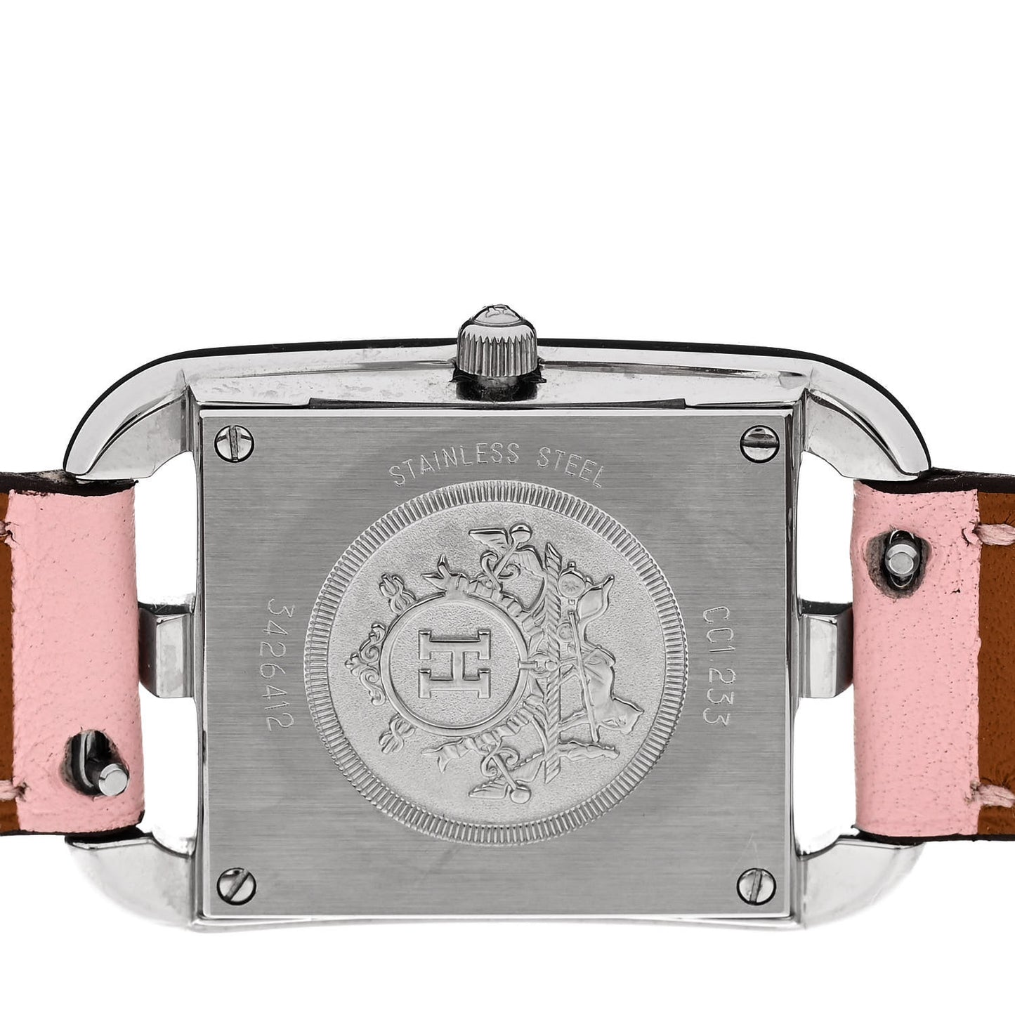 Stainless Steel Swift Diamond Pink Sapphire Mother of Pearl 23mm Cape Cod Double Tour Quartz Watch Rose Sakura