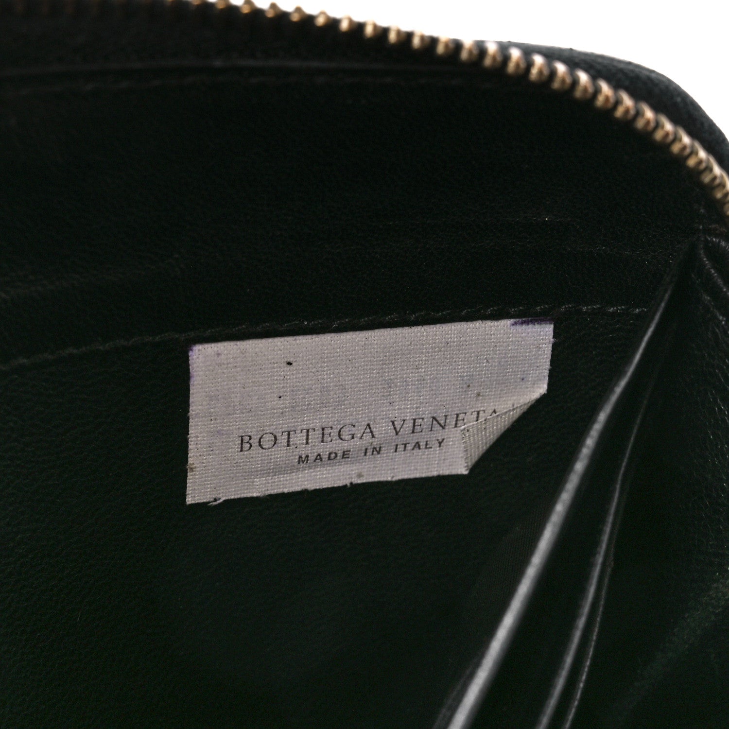 Bottega Veneta Nappa Intrecciato Zip Around Wallet Black 7 of 11