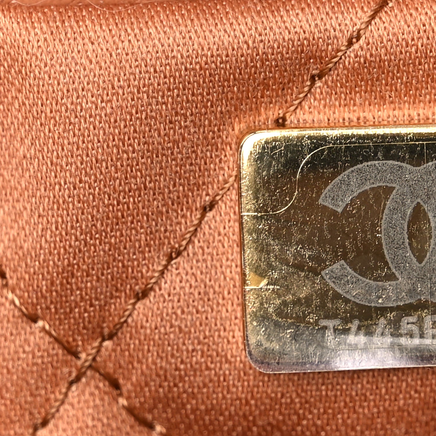 Chanel Shiny Calfskin Quilted Chanel 22 Camel 7 of 10