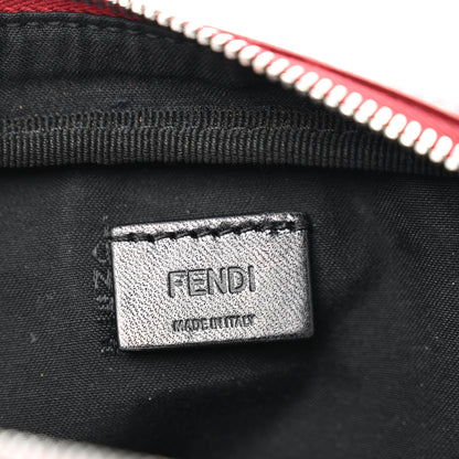 Fendi Glazed Fabric Vitello Century FF 1974 Stamp Camera Bag Rosso 6 of 9