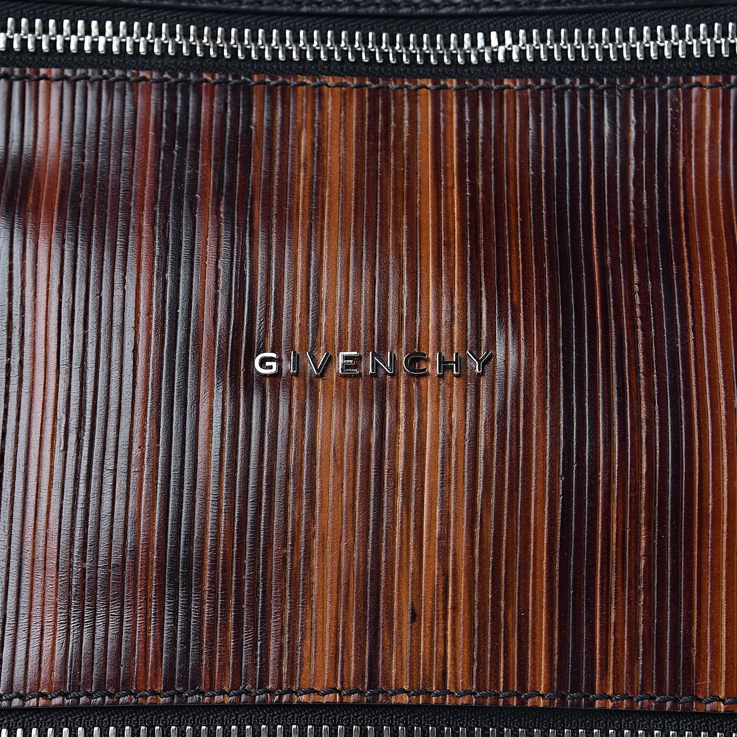 Givenchy Smooth Calfskin Wood Paneled Small Pandora Black 10 of 10
