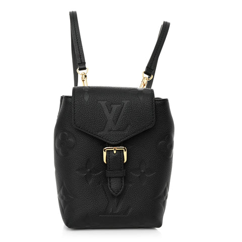 Empreinte Monogram Giant Tiny Backpack Black