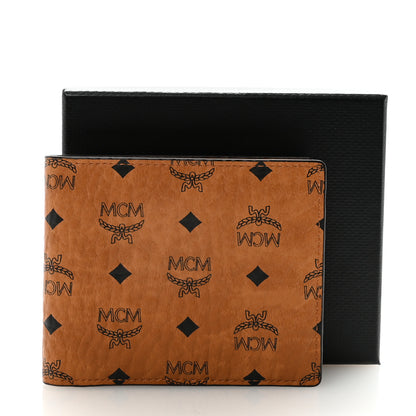 MCM Visetos Small Flap Wallet Cognac 7 of 7