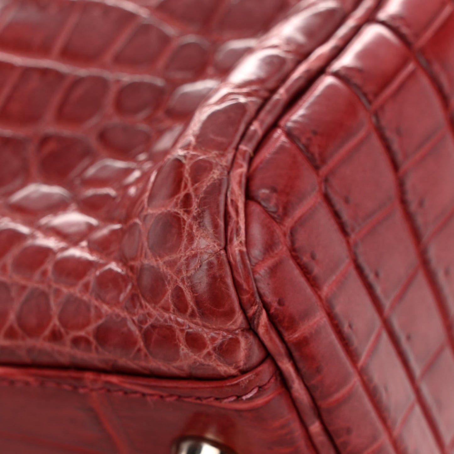 Niloticus Crocodile Kelly Sport 26 Rouge H