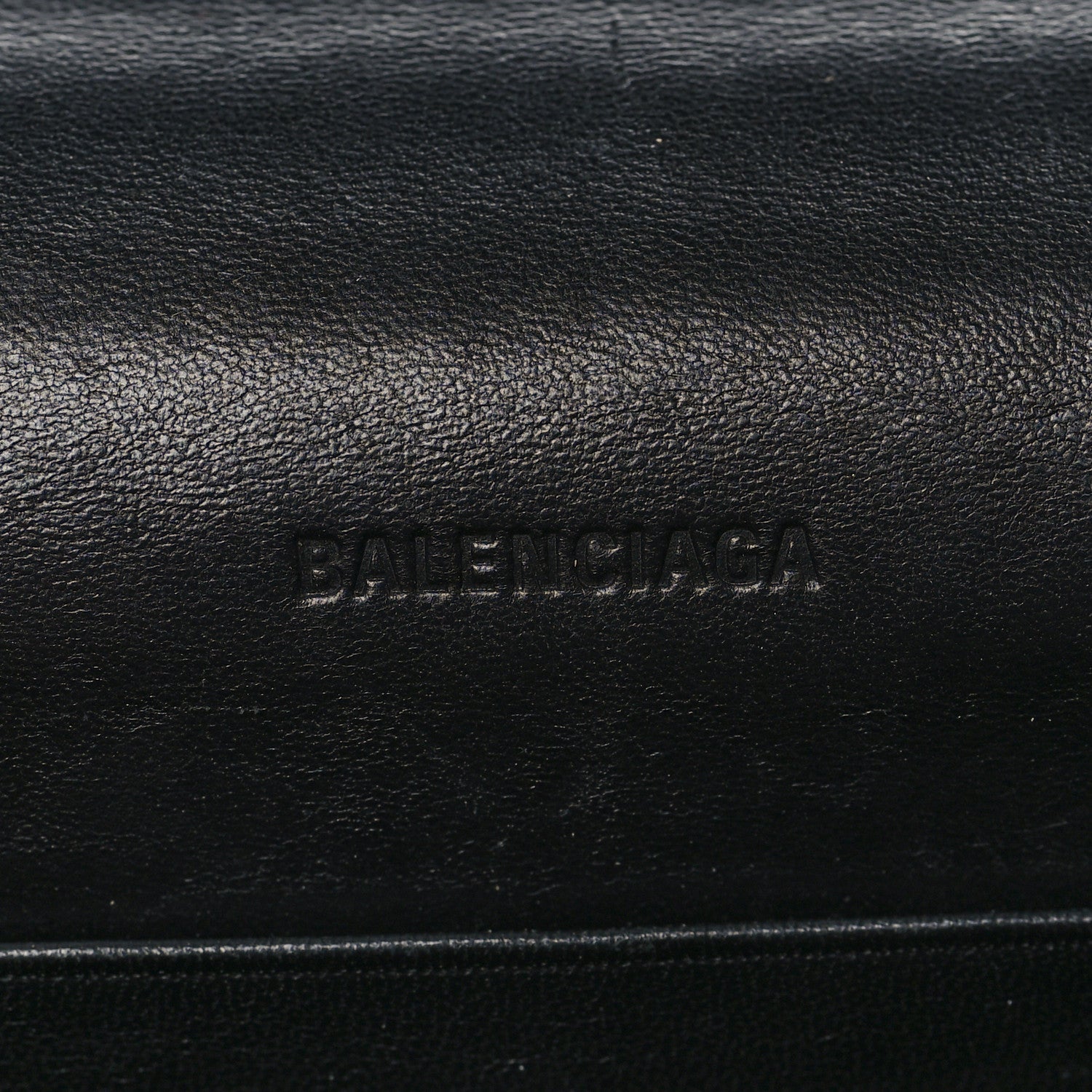 Balenciaga Grained Calfskin Car Flap Bag Black 5 of 8