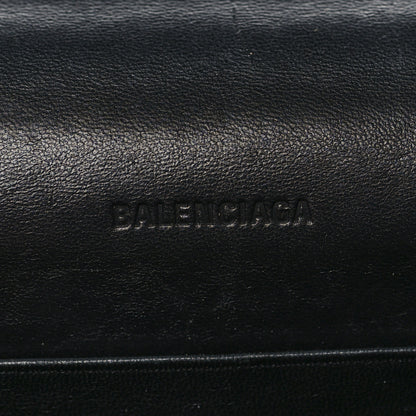 Balenciaga Grained Calfskin Car Flap Bag Black 5 of 8