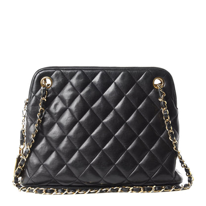 Chanel Lambskin Quilted Shoulder Bag Black 1 of 10