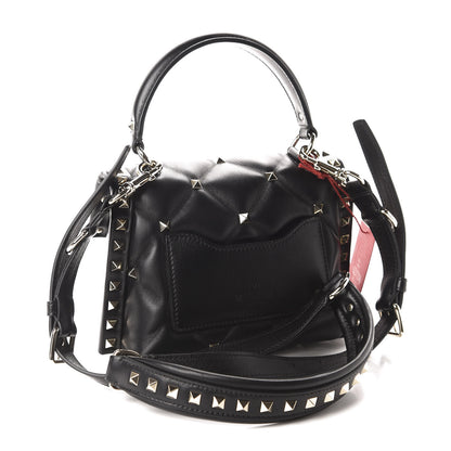 Valentino Garavani Nappa Mini Candystud Top Handle Bag Black 3 of 9