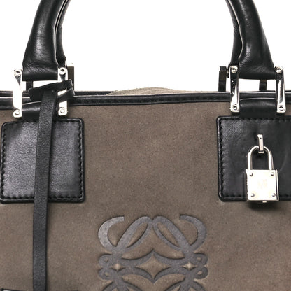 Loewe Suede Calfskin Amazona 28 Brown Black 8 of 10