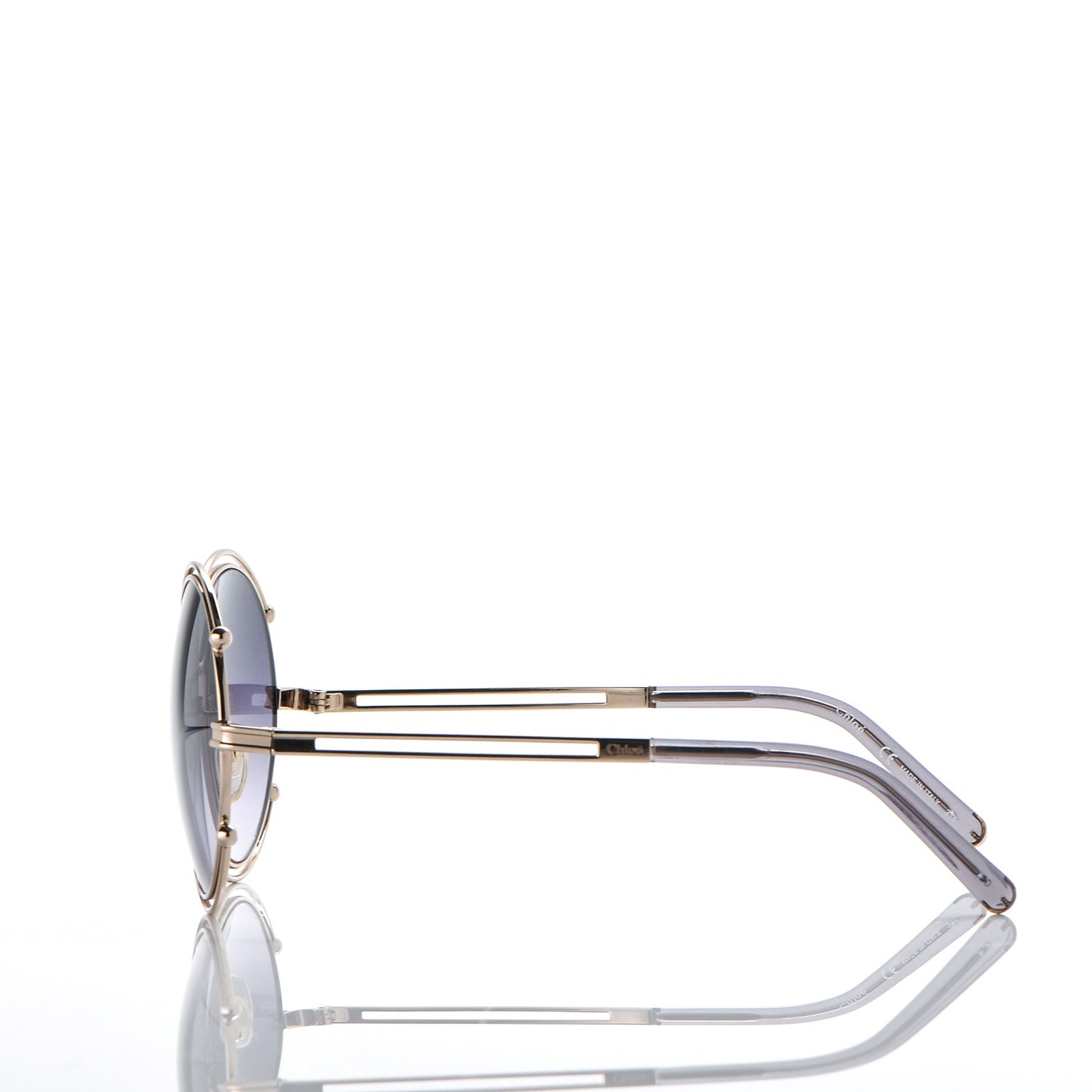 Isidora Oversized Round Sunglasses CE122S Silver