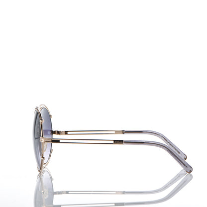 Chloe Isidora Oversized Round Sunglasses CE122S Silver 3 of 6