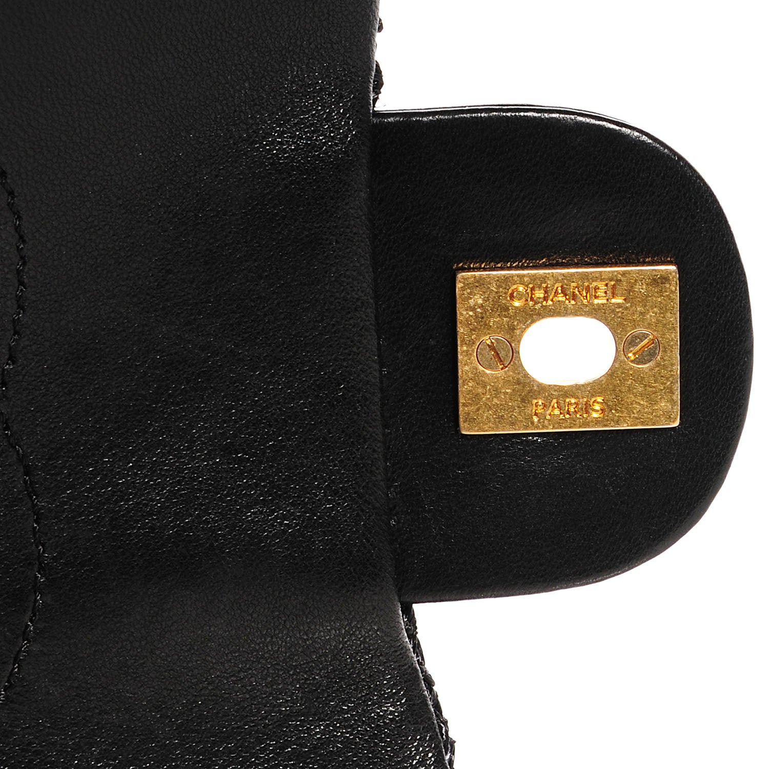 Chanel Woven Nylon Medium Single Flap Black 6 of 8