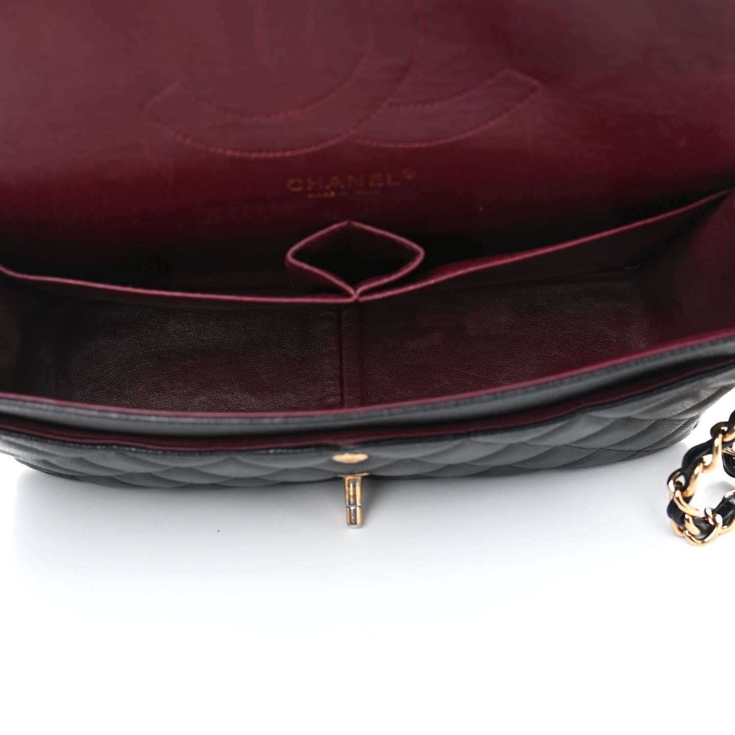 Chanel Caviar Quilted Jumbo Double Flap Black 4 of 12