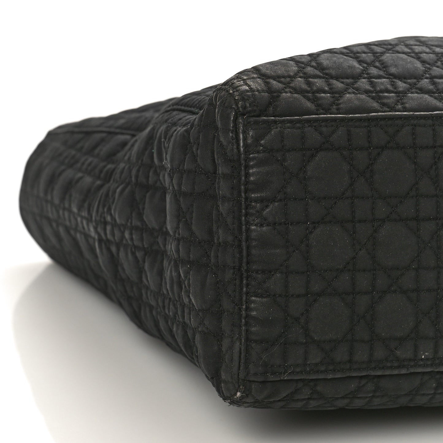 Nylon Cannage Large Lady Dior Black