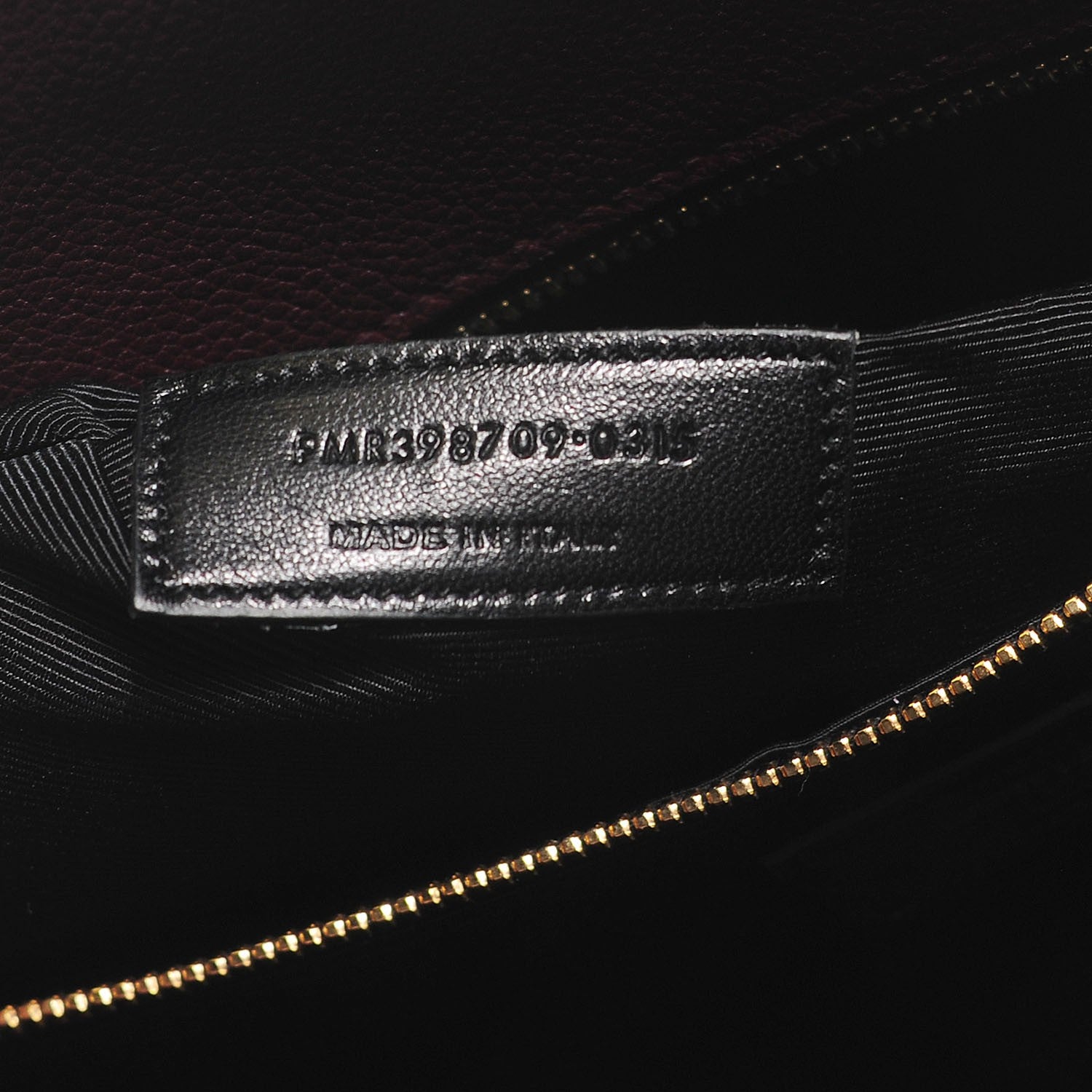 Saint Laurent Grained Calfskin Small Classic Sac De Jour Bordeaux 16 of 18