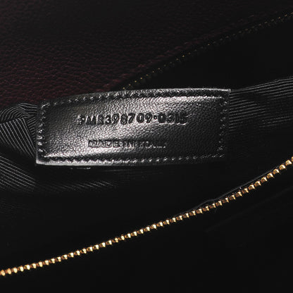 Saint Laurent Grained Calfskin Small Classic Sac De Jour Bordeaux 16 of 18