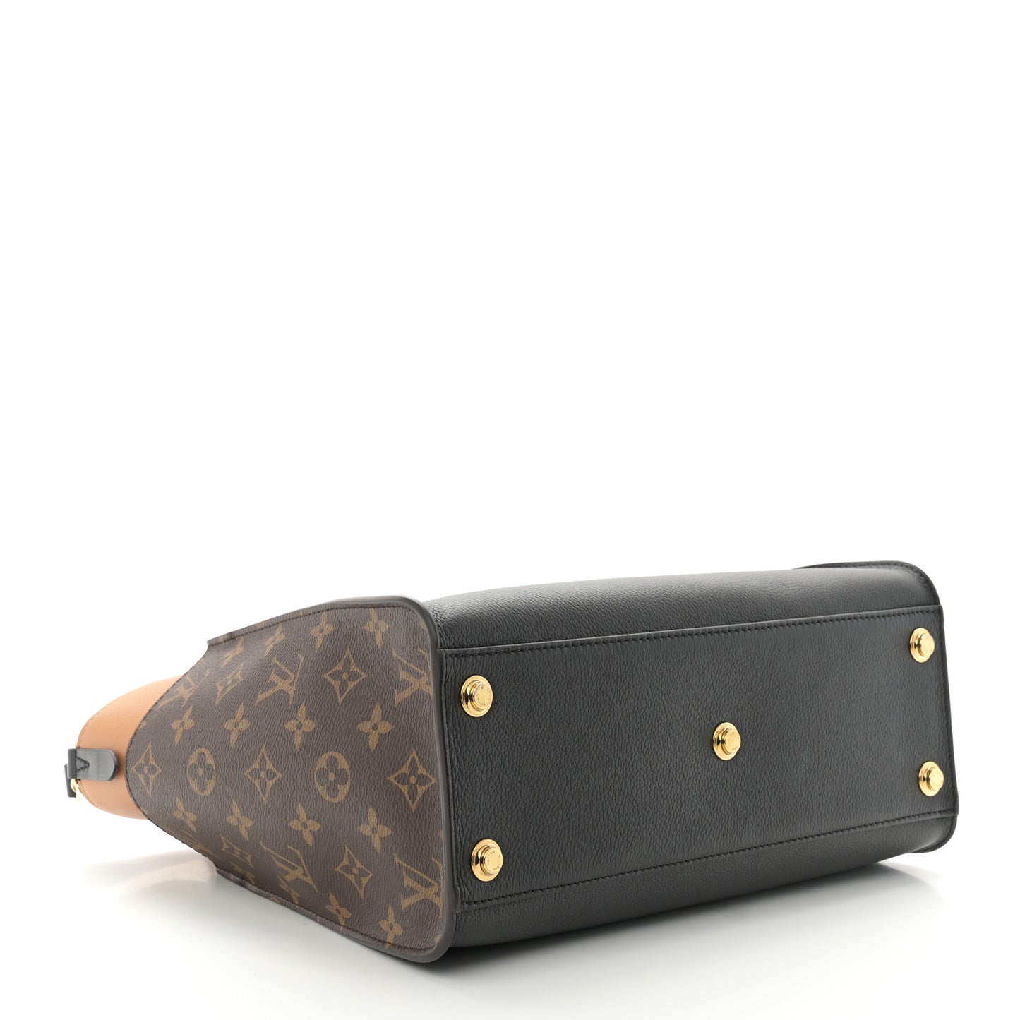 Calfskin Monogram On My Side Black
