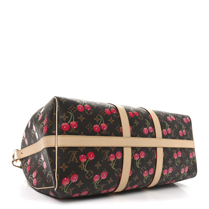 Louis Vuitton LV X TM Monogram Cerises Keepall Bandouliere 45 3 of 8