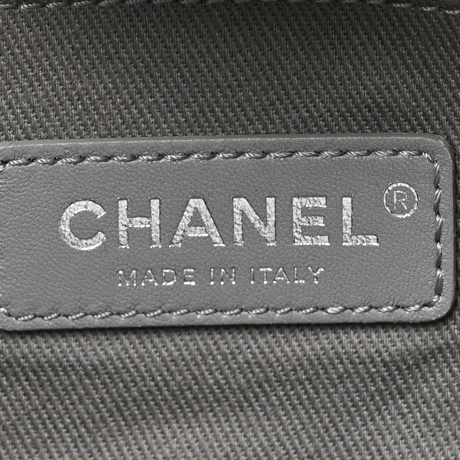 Chanel Woven Straw Raffia Large Deauville Tote Grey 6 of 14