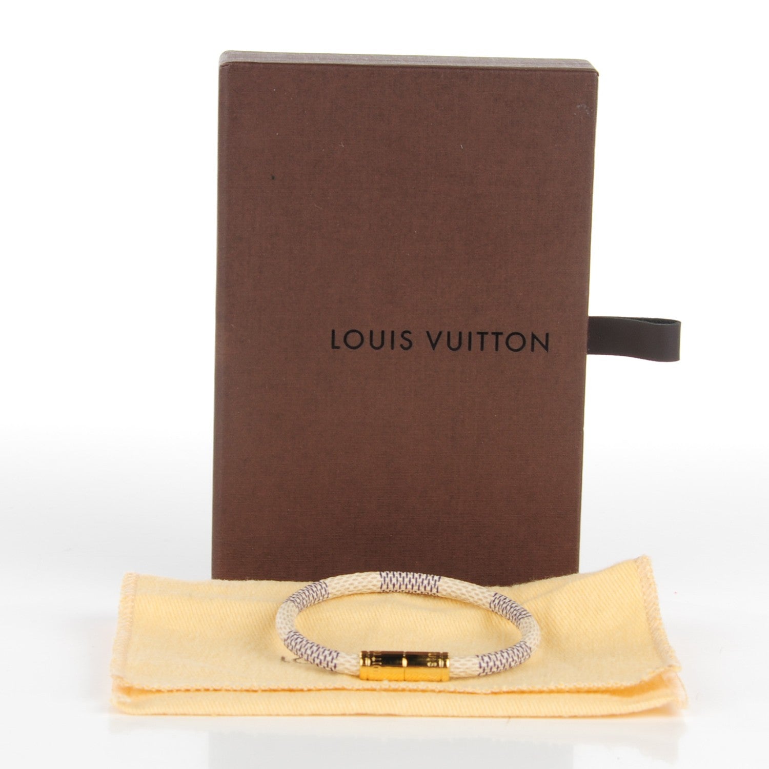 Louis Vuitton Damier Azur Keep It Bracelet 17 5 of 5
