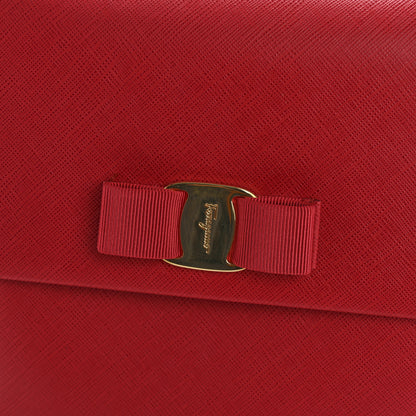 Salvatore Ferragamo Printed Calfskin Carrie O Chain Shoulder Bag Pamplona 10 of 13