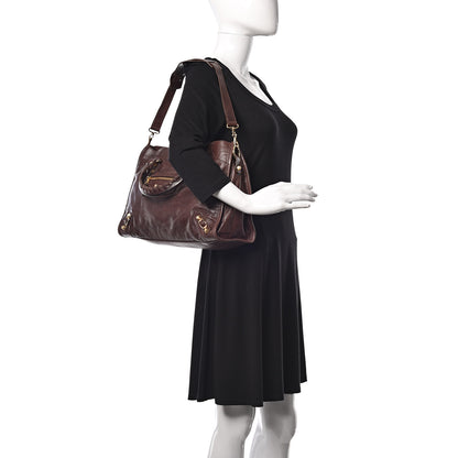 Balenciaga Agneau Giant 12 Gold Hardware City Cigare Fonce 2 of 12