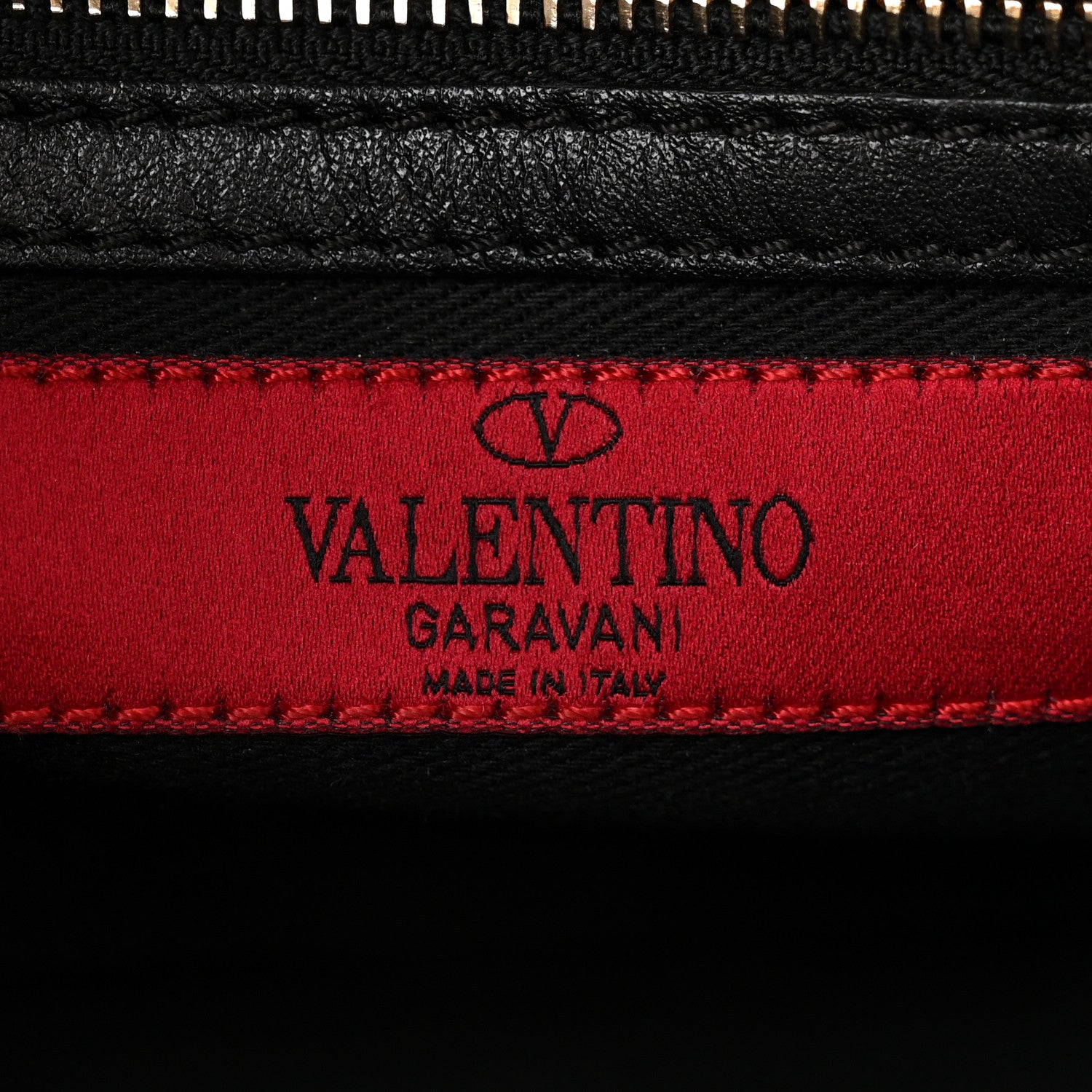 Valentino Garavani Vitello Small Rockstud Double Handle Tote Black 6 of 9