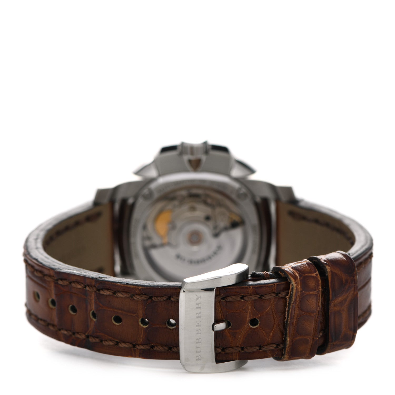 Burberry Stainless Steel Alligator 41mm The Britain Automatic Watch Black BBY1202 3 of 6