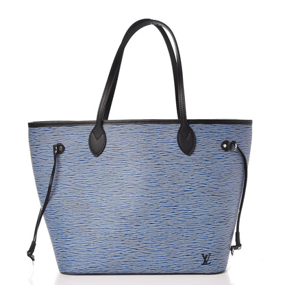 Louis Vuitton Epi Neverfull MM Denim Light 3 of 10