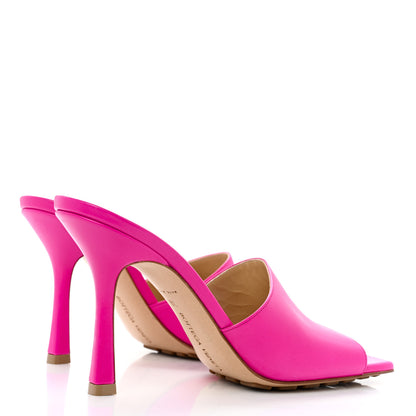 Bottega Veneta Lambskin Stretch Mule Sandals 39 Hollyhock 4 of 8
