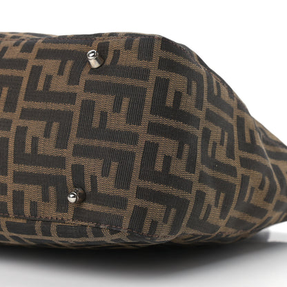Fendi Zucca Top Handle Tote Tobacco 8 of 10