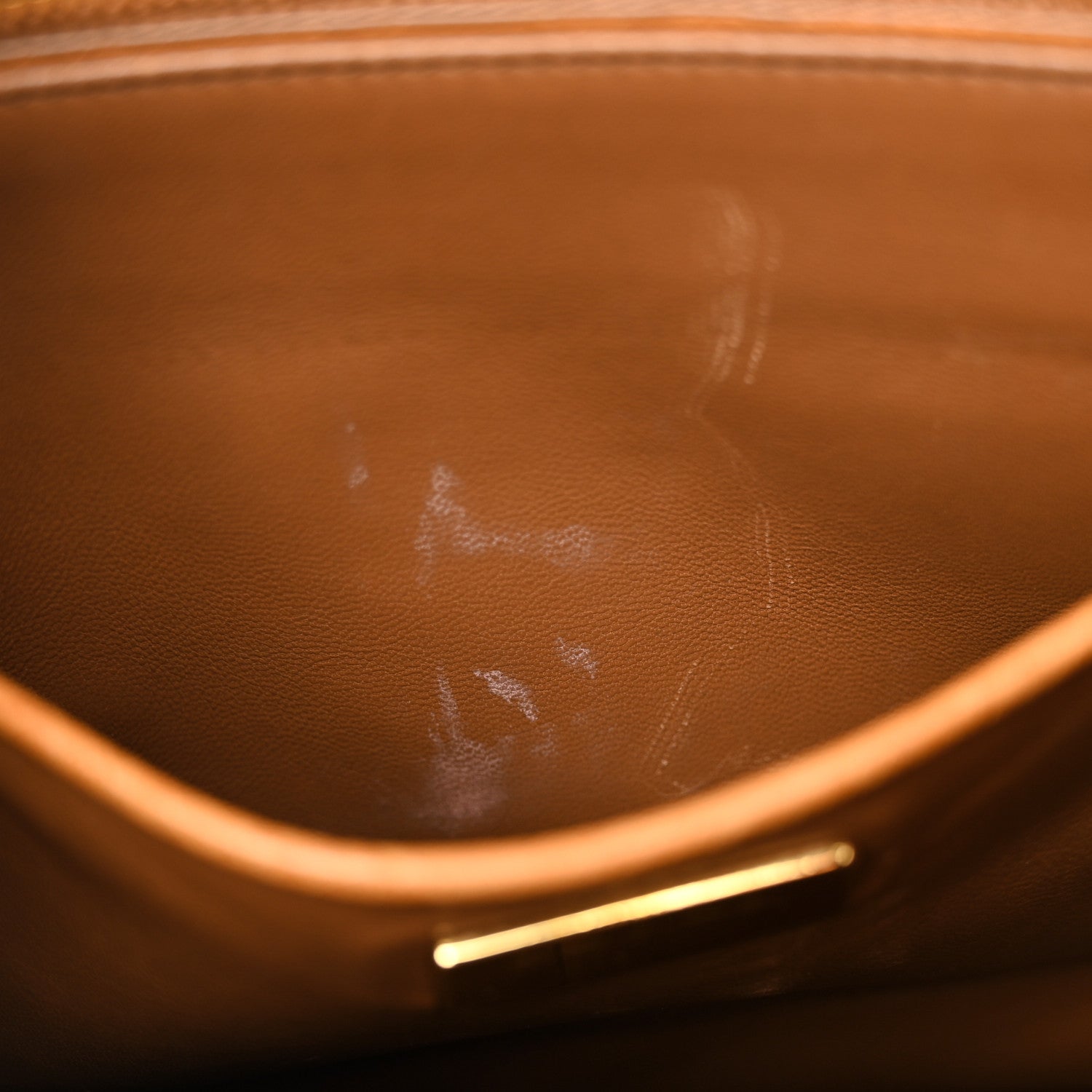 Prada Ostrich Large Galleria Double Zip Tote Cognac 14 of 16