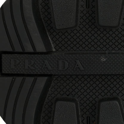 Prada Re-Nylon Piuma Metal Triangle Logo Quilted 45mm Sneakers 41 Narciso 7 of 14