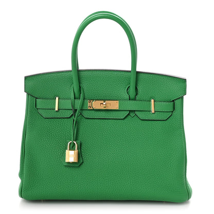 Hermes Togo Birkin 30 Bambou 1 of 12
