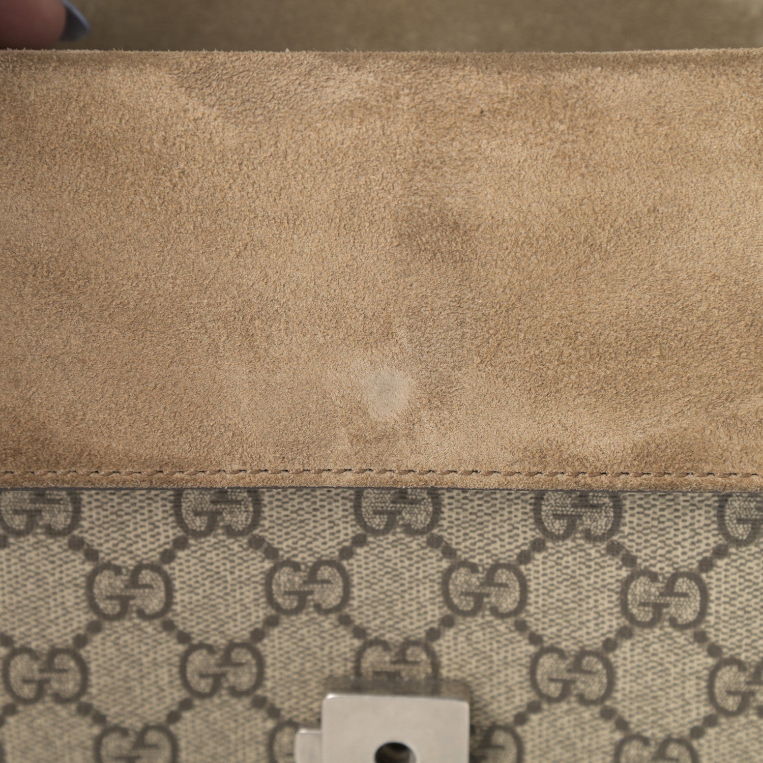 Gucci GG Supreme Monogram Mini Dionysus Shoulder Bag Taupe 13 of 13