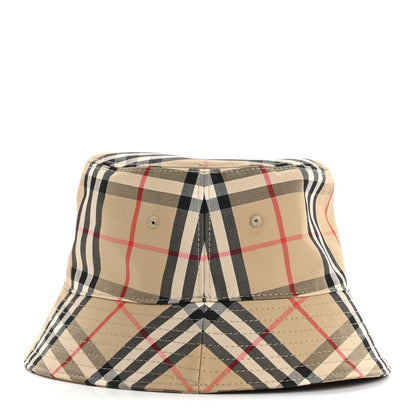 Burberry Technical Cotton Vintage Check Bucket Hat S Archive Beige 5 of 9