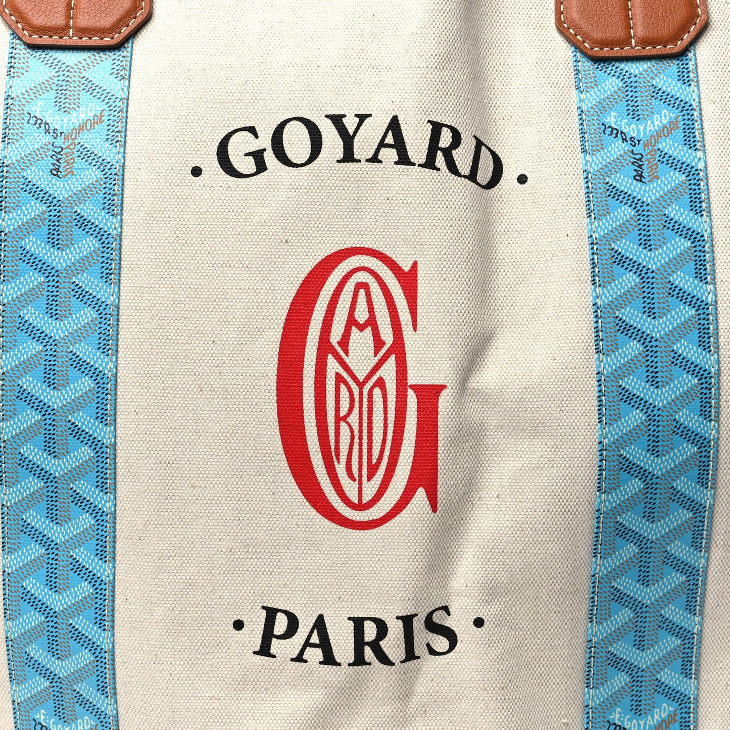 Goyardine Reversible Belharra Light Blue