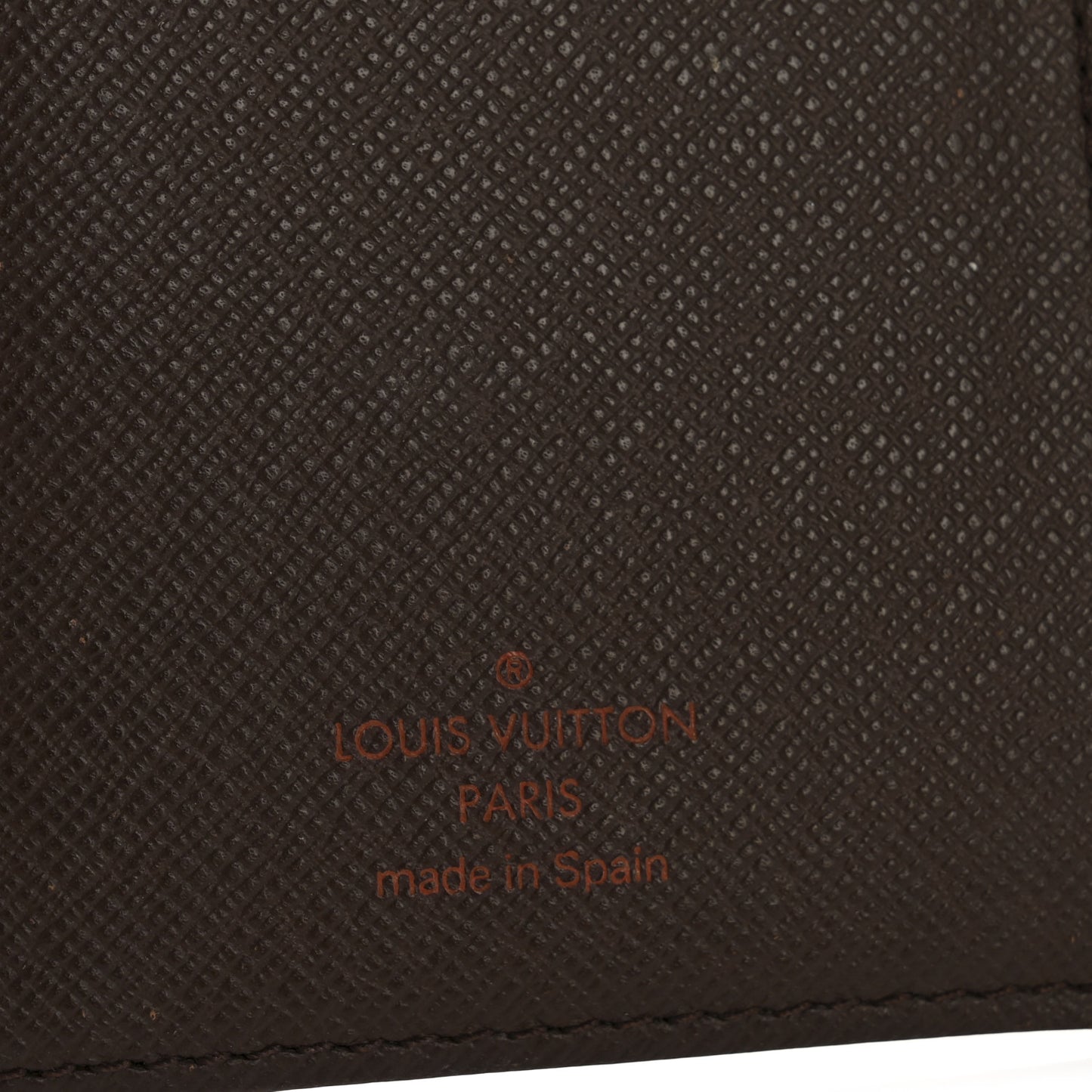 Damier Ebene Pocket Agenda Cover