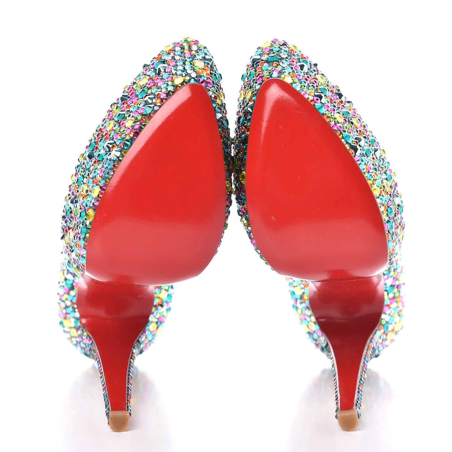 Crystal Suede Burma Daffodile Strass 160 Pumps 39 Multicolor