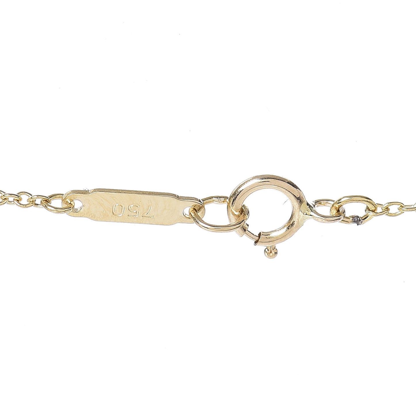 18K Yellow Gold Small Puff Heart Pendant Necklace