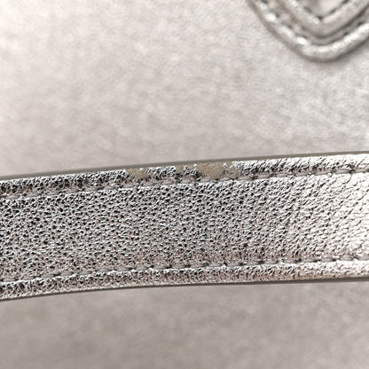 Celine Laminated Lambskin Nano Luggage Silver 14 of 17