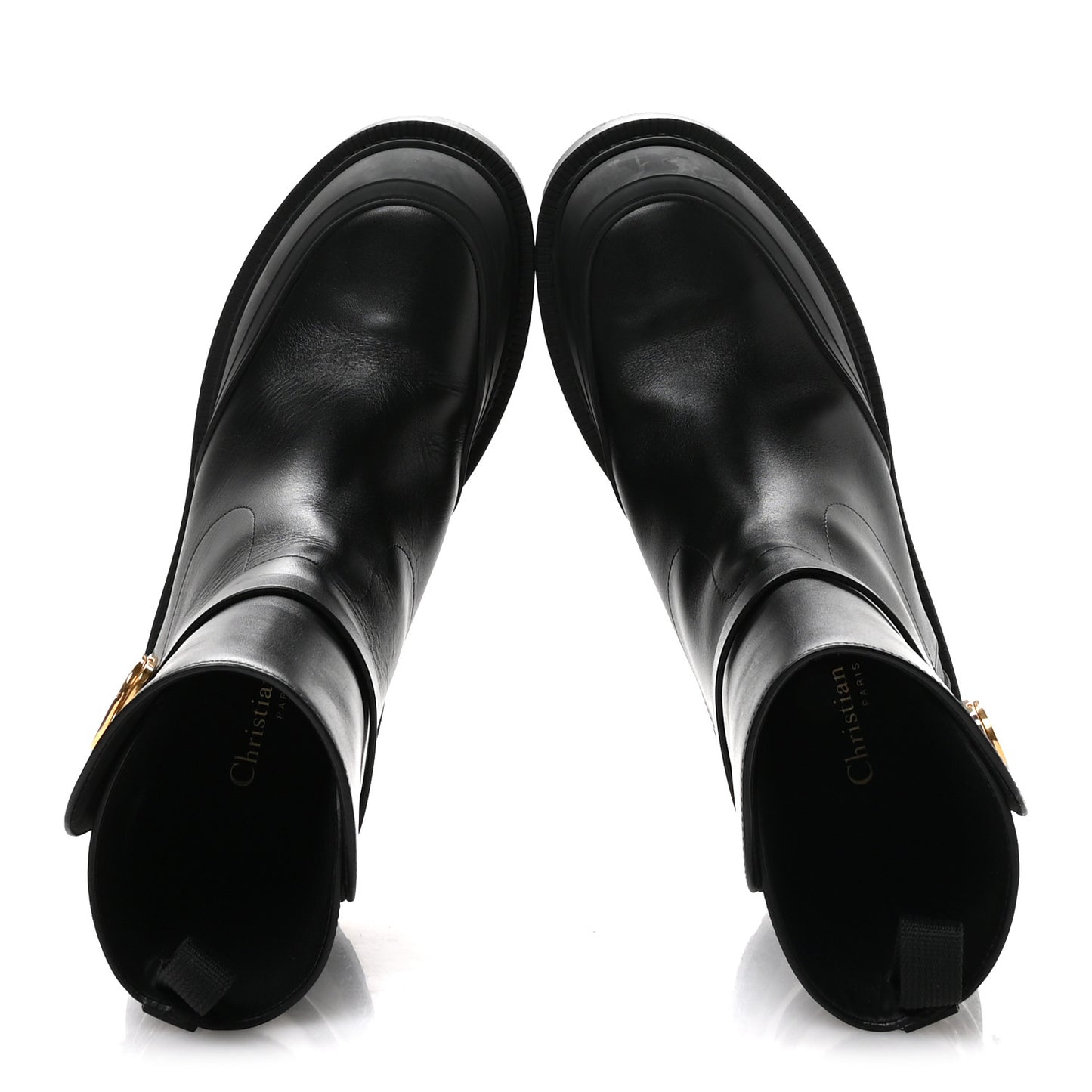 Calfskin Empreinte Ankle Boot 38 Black