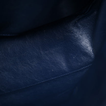 Chanel Caviar Quilted Jumbo Double Flap Navy Blue 15 of 25