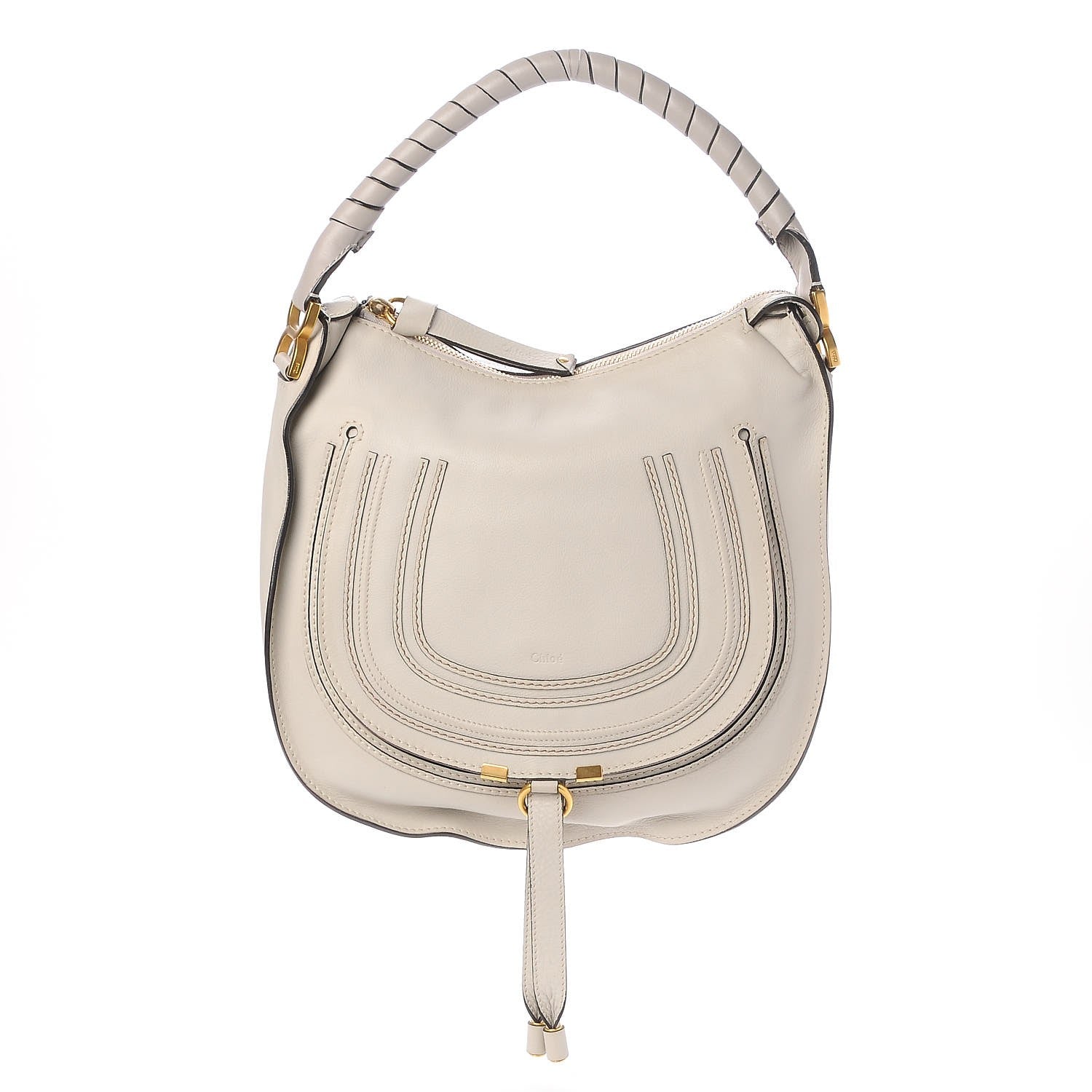 Chloe Calfskin Medium Marcie Hobo Stone 1 of 7