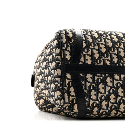 Christian Dior Monogram Boston Navy Blue 8 of 9