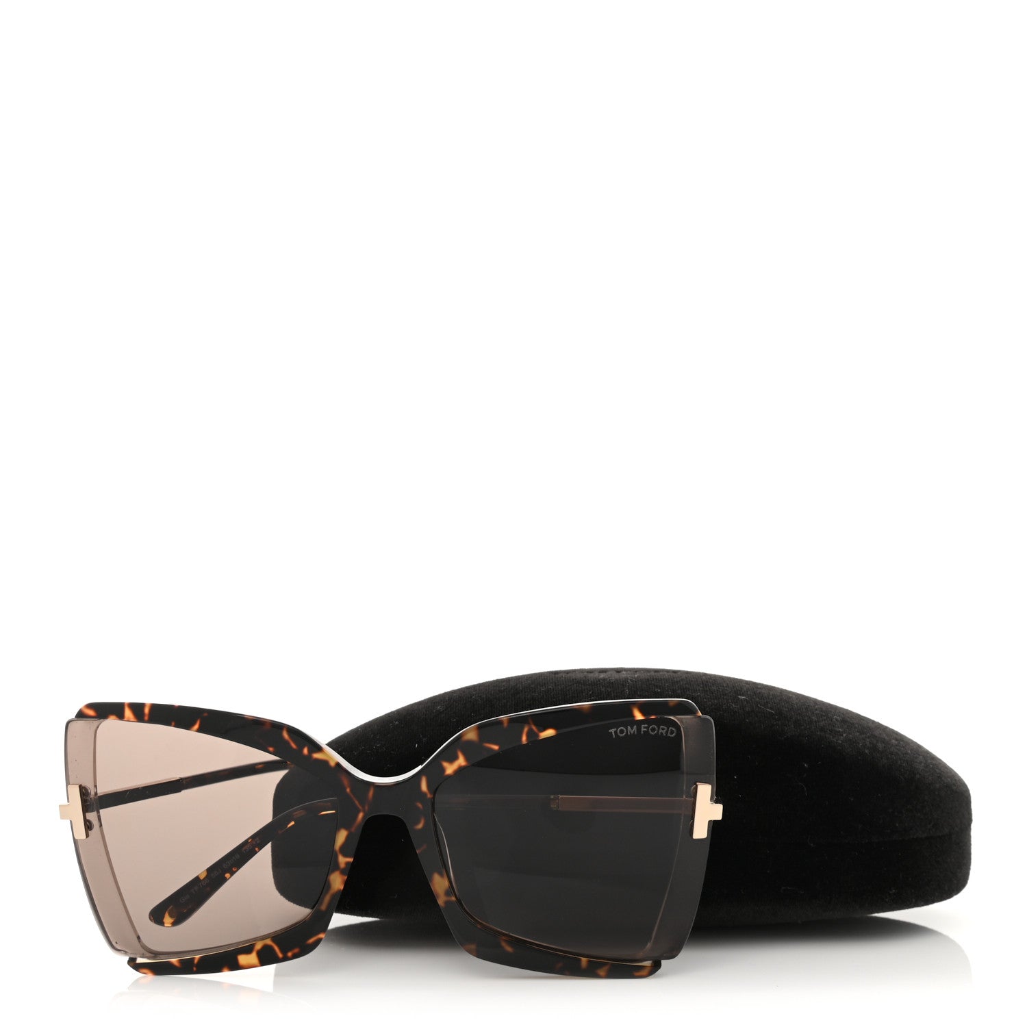 Tom Ford Gia Sunglasses TF766 Havana Roviex 8 of 8