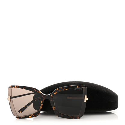Tom Ford Gia Sunglasses TF766 Havana Roviex 8 of 8
