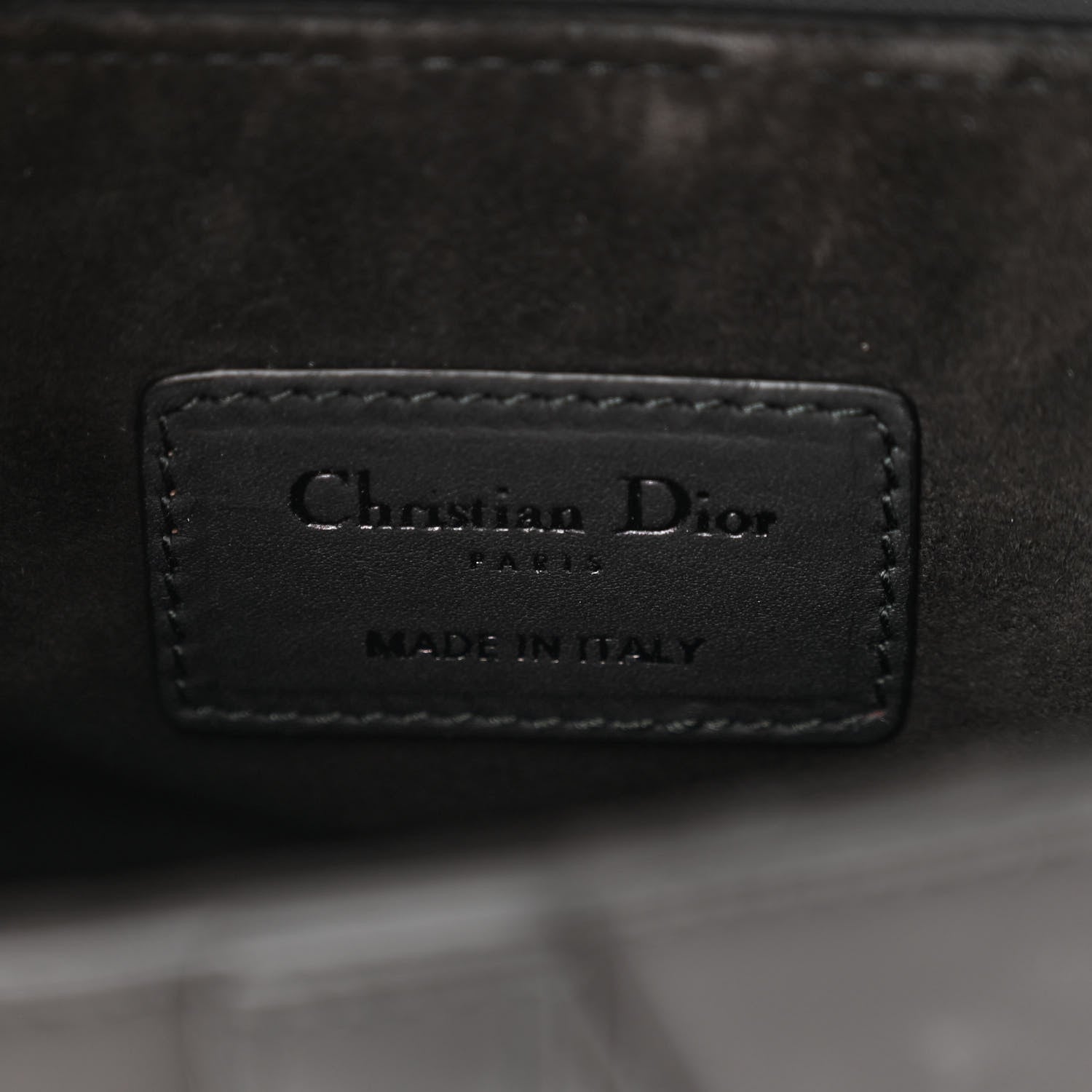 Christian Dior Ultra Matte Calfskin Mini Saddle Bag Black 6 of 10
