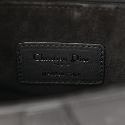 Christian Dior Ultra Matte Calfskin Mini Saddle Bag Black 6 of 10