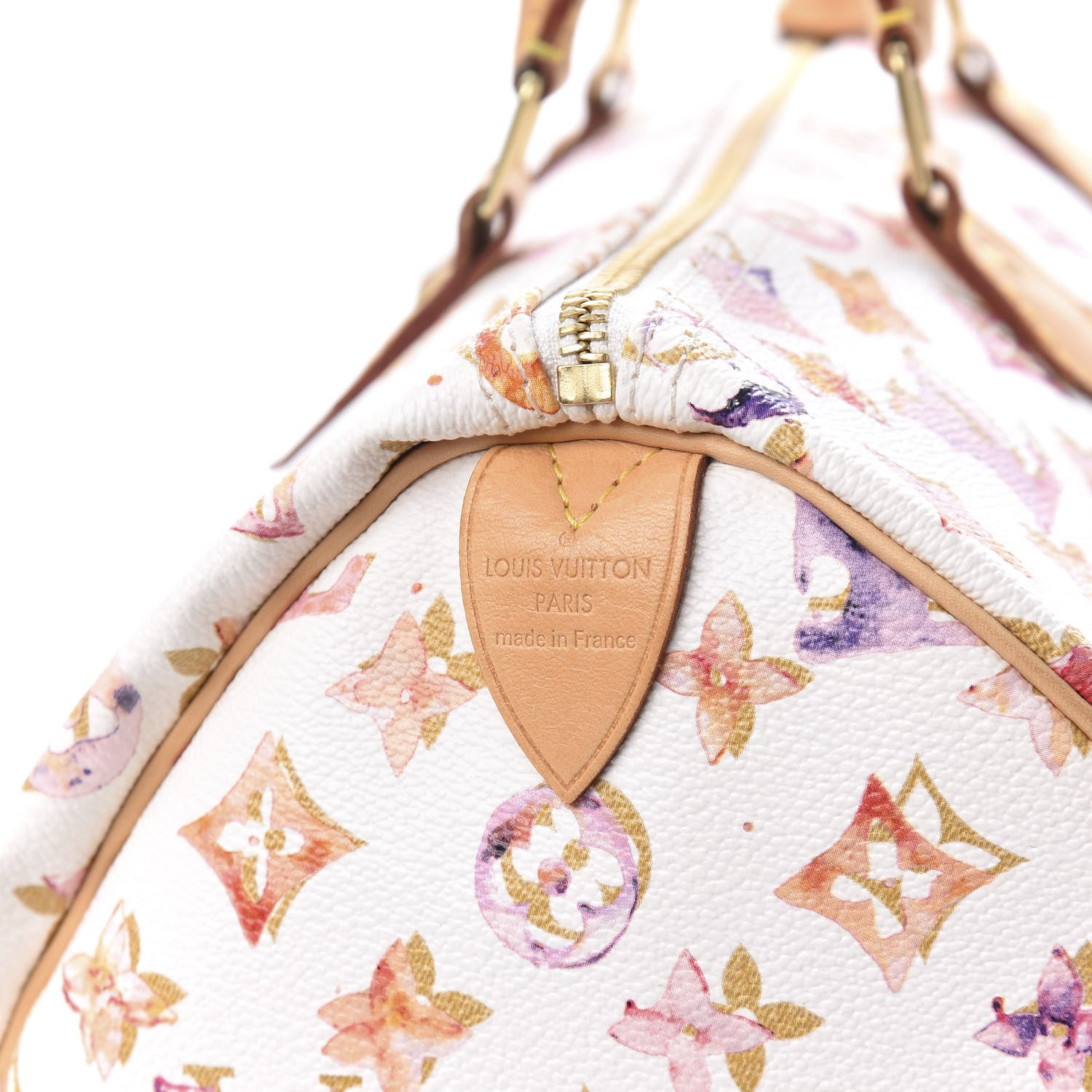 Louis Vuitton Watercolor Aquarelle Speedy 35 White 9 of 10